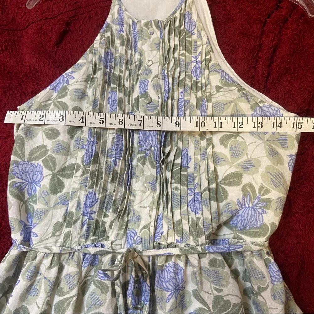 Hermoza Blue and Green Floral Maxi Dress - Picture 10 of 14